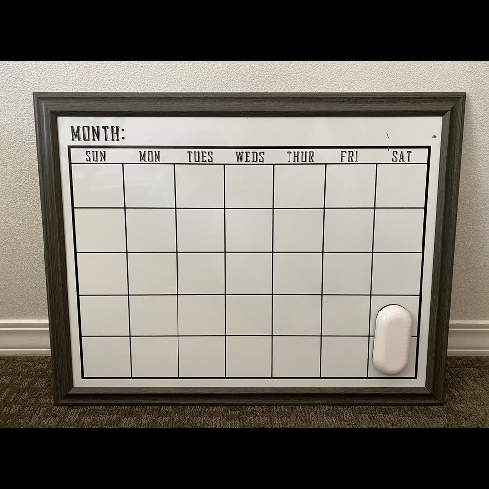 Calendar whiteboard !